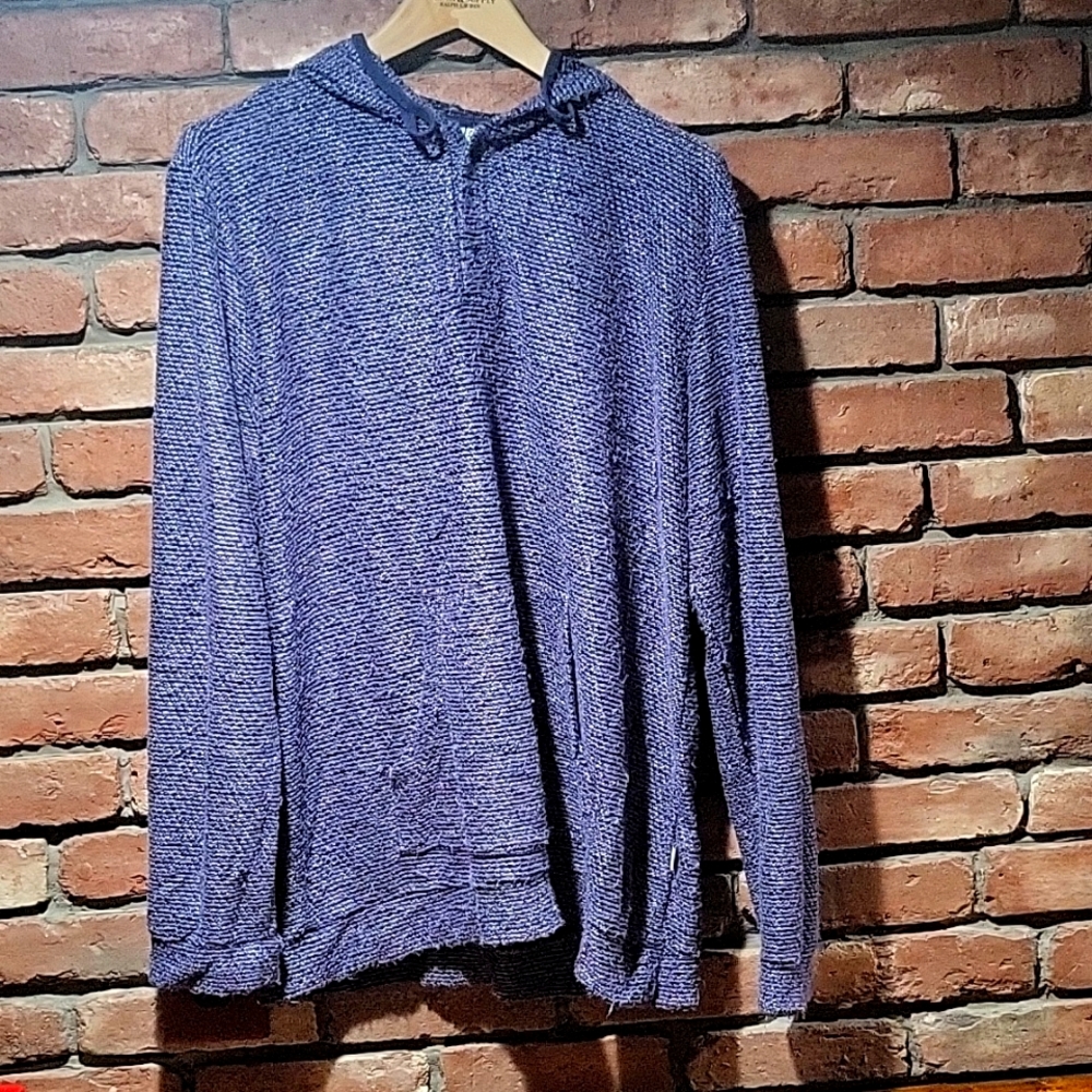 Blue comfortable hoodie